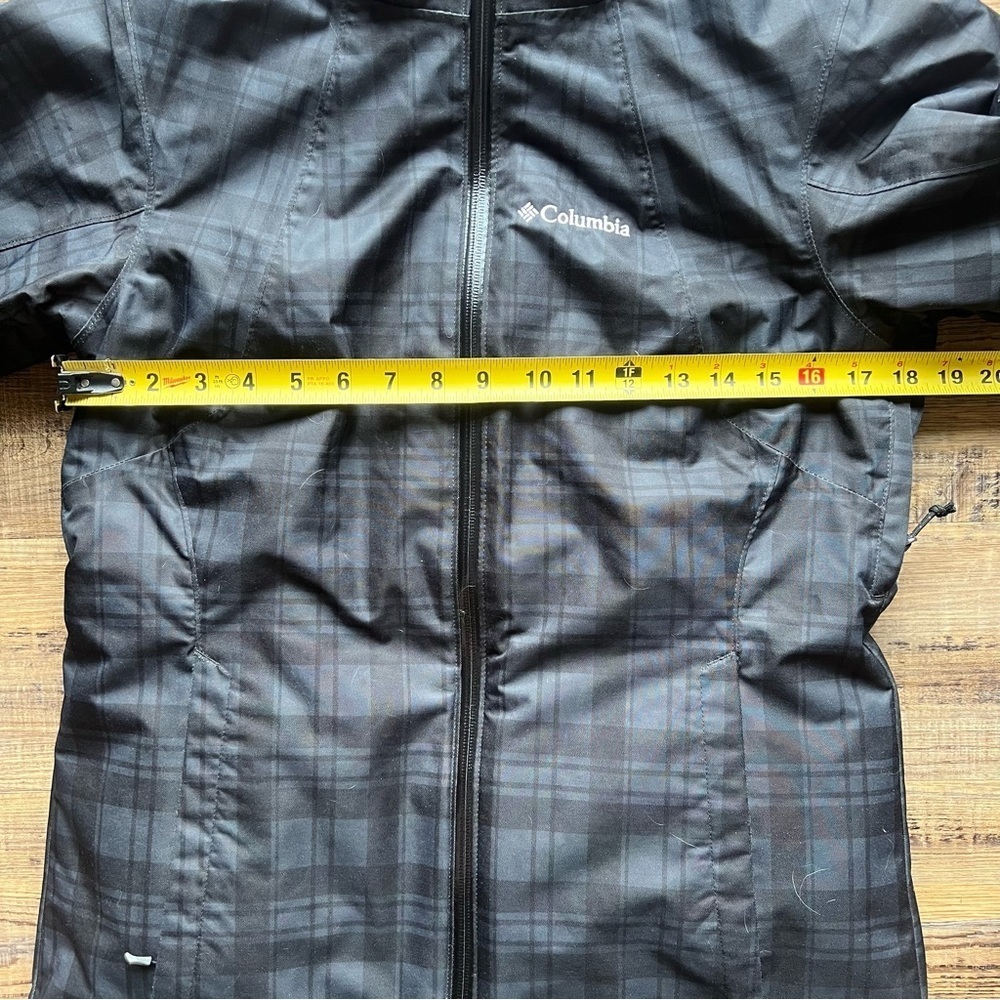 Columbia Women’s Whirlibird Print Interchange Winter Jacket Plaid Size Small - Picture 4 of 6